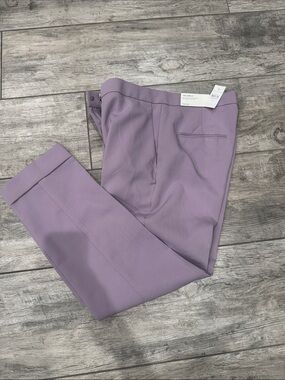 NWT Ann Taylor Lilac Ankle Dress Pants